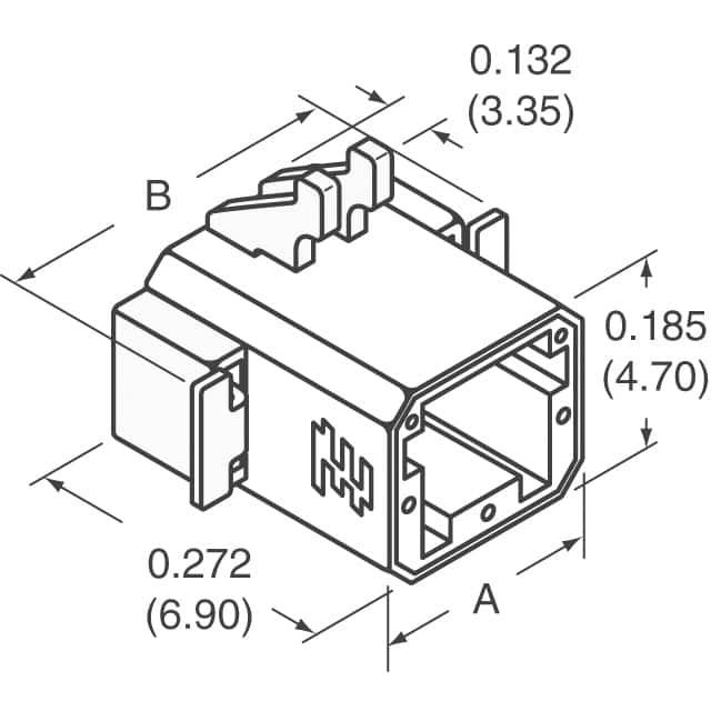 2106091-5 TE Connectivity AMP Connectors  Embases à broches mâles